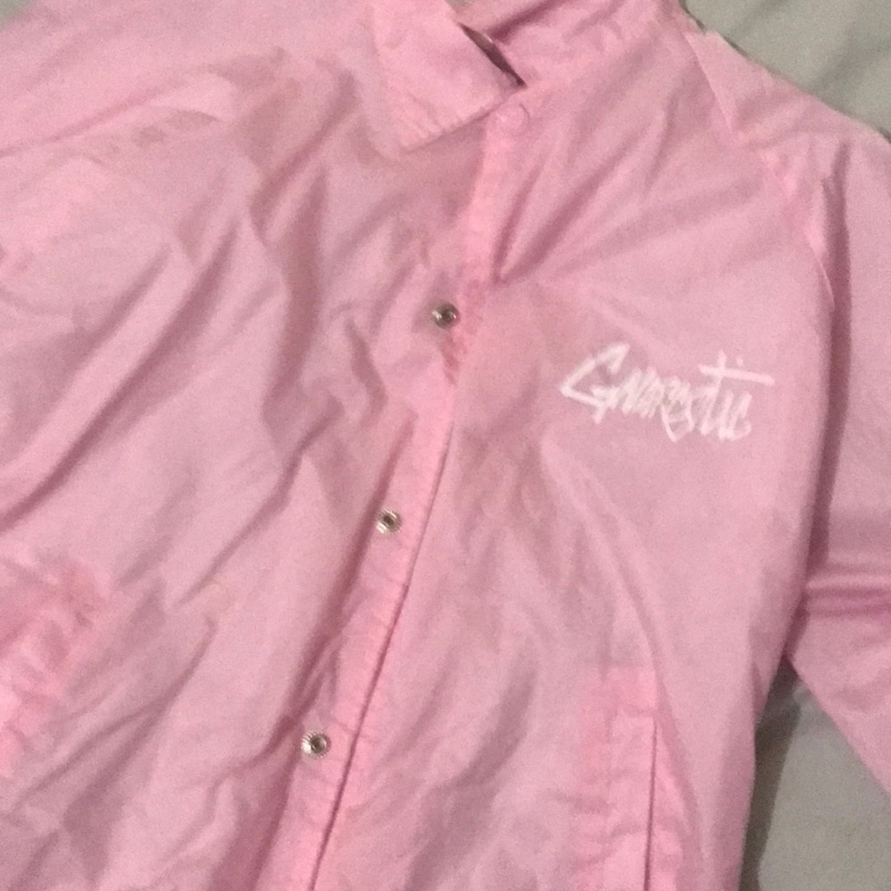 Gnarcotic pink windbreaker